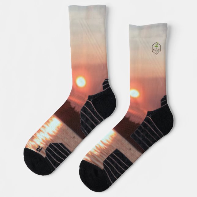 Glazed Sunset Socken (Links)