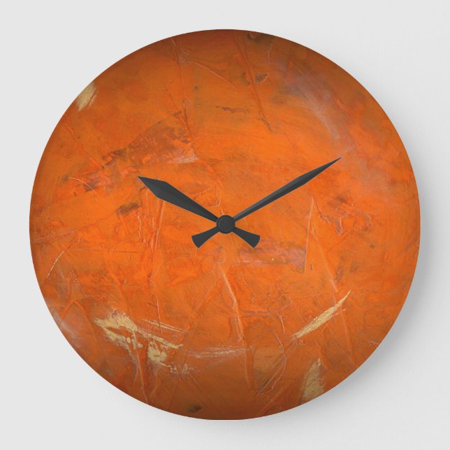 Glazed Terracotta-Imitate beenden Große Wanduhr (Vorderseite)