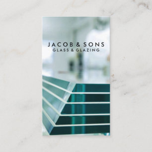 Glazier Glazing Glass Work Visitenkarte