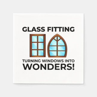 Glazier Window Glass Fitter Fitter Glas Serviette