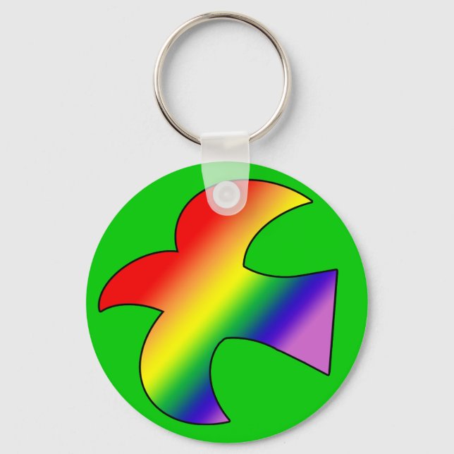 GLBT Dove Schlüsselanhänger (Vorderseite)