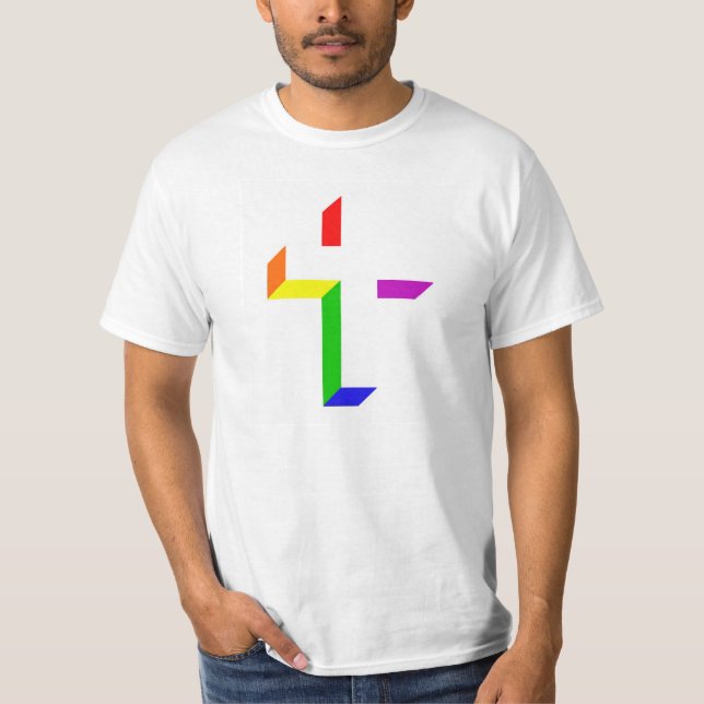 GLBT Kreuz T-Shirt (Vorderseite)
