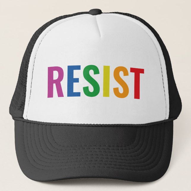 Glbt Resist Truckerkappe (Vorderseite)