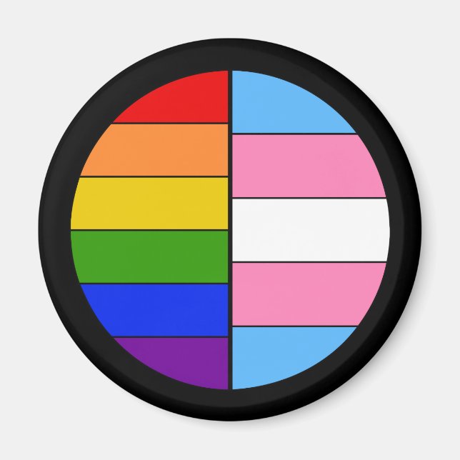 GLBT Solidaritätsmagnet Magnet (Vorne)