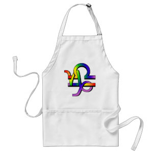 GLBT Steinbock u. Waage Schürze