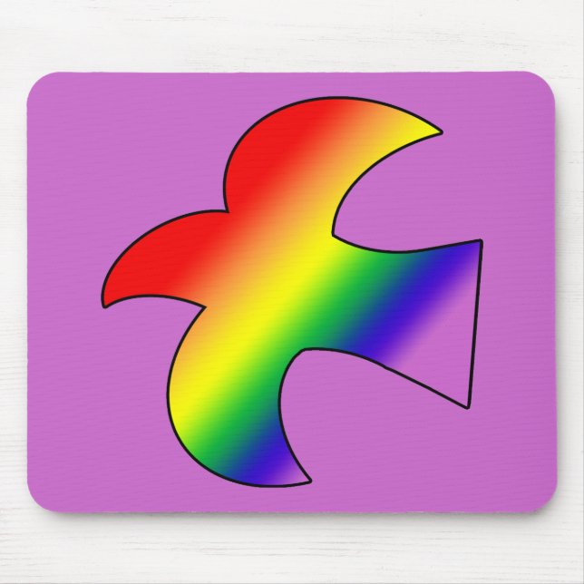 GLBT Taube Mousepad (Vorne)