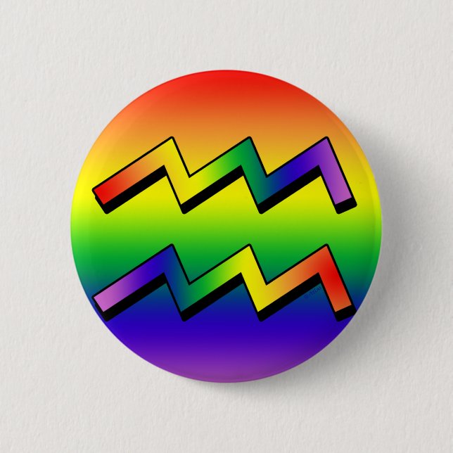 GLBT Wassermann w Button (Vorderseite)
