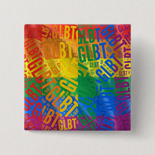 GLBT WORT-MUSTER-FARBE - .PNG BUTTON