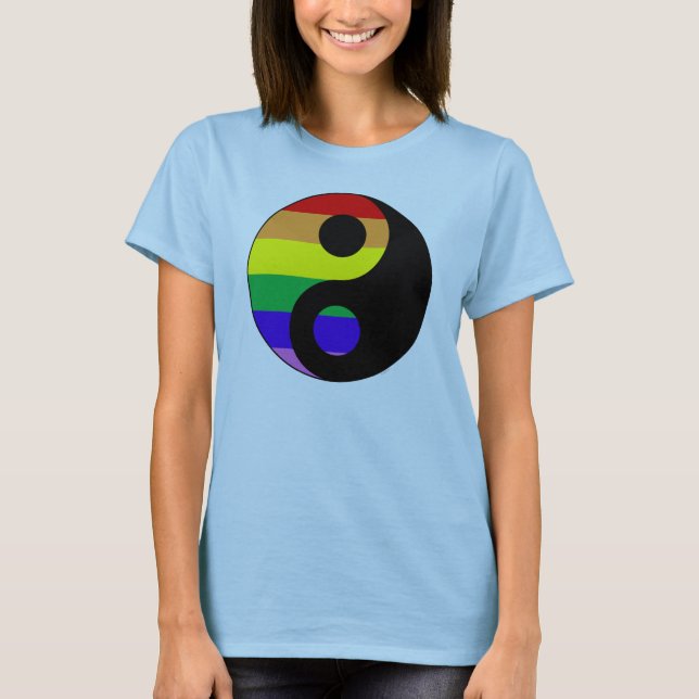 GLBT YinYang T-Shirt (Vorderseite)