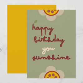 GLEAM GLADE - Einladungskarte zum Geburtstag