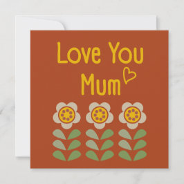 GLEAM GLADE - Mother's Day Floral Invitation Card Einladung