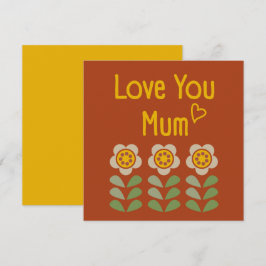GLEAM GLADE - Mother's Day Floral Invitation Card Einladung