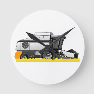 Gleaner Runde Wanduhr