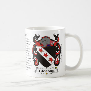 Gleason Familien-Wappen Tasse