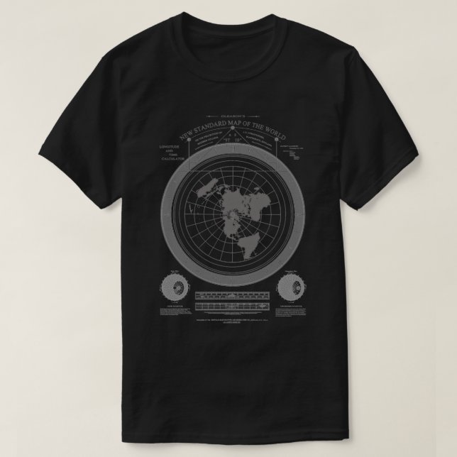 Gleason Map der Lichterfassung T-Shirt (Design vorne)