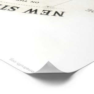 Gleason's 'NEW STANDARD MAP OF THE WORLD' Poster