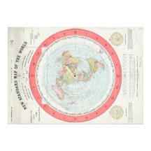 Gleason's "NEW STANDARD MAP OF THE WORLD" Poster