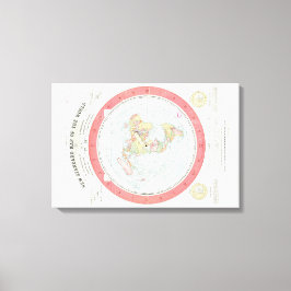 Gleason's ~NEW STANDARD MAP OF THE WORLD~ Poster Leinwanddruck