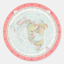 Gleason's 'NEW STANDARD MAP OF THE WORLD' Stickers