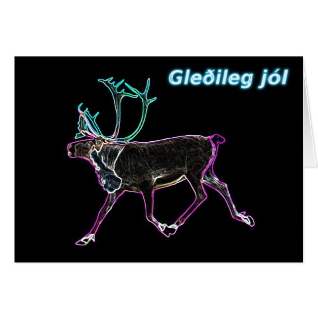 Gleðileg jól - Elektrische Karibik (Vorderseite (Horizontal))