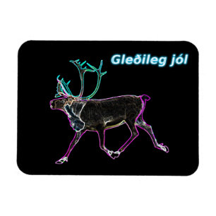 Gleðileg jól - Elektrische Karibik Magnet