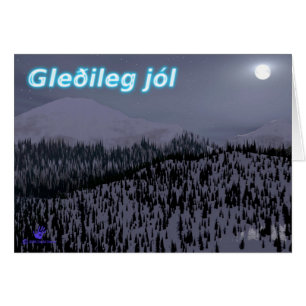 Gleðileg Jól - kalte Nacht in Idaho