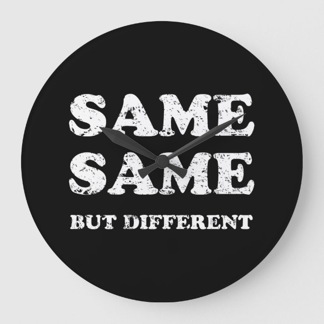 GLEICH, ABER ANDERS GROßE WANDUHR (Vorderseite)