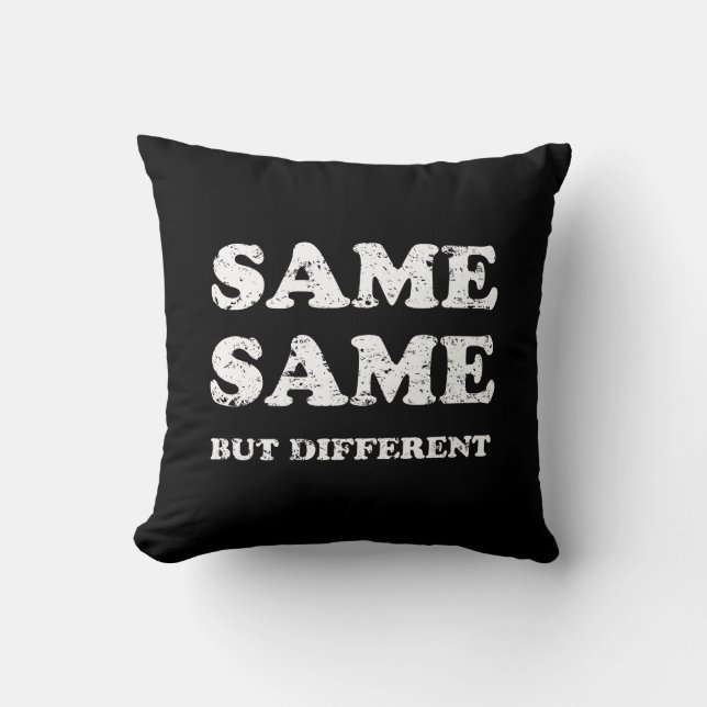 GLEICH, ABER ANDERS KISSEN (Vorderseite)