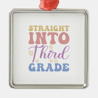 Gleich in den dritten Lehrer Ornament Aus Metall