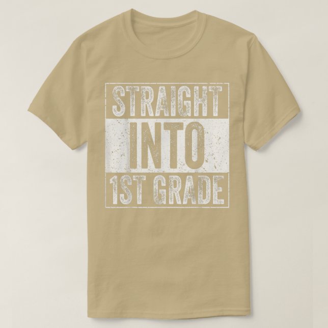 Gleich in die 1. Klasse zurück zur ersten Klasse T-Shirt (Design vorne)