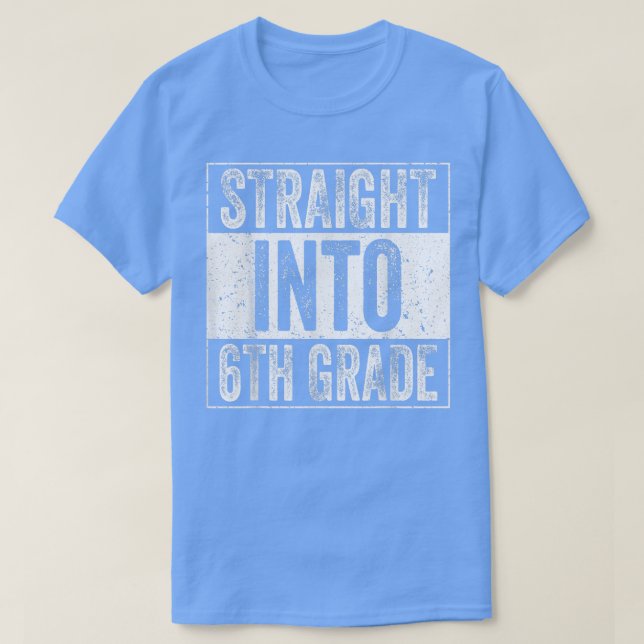 Gleich in die 6. Klasse zurück zur 6. Klasse T-Shirt (Design vorne)