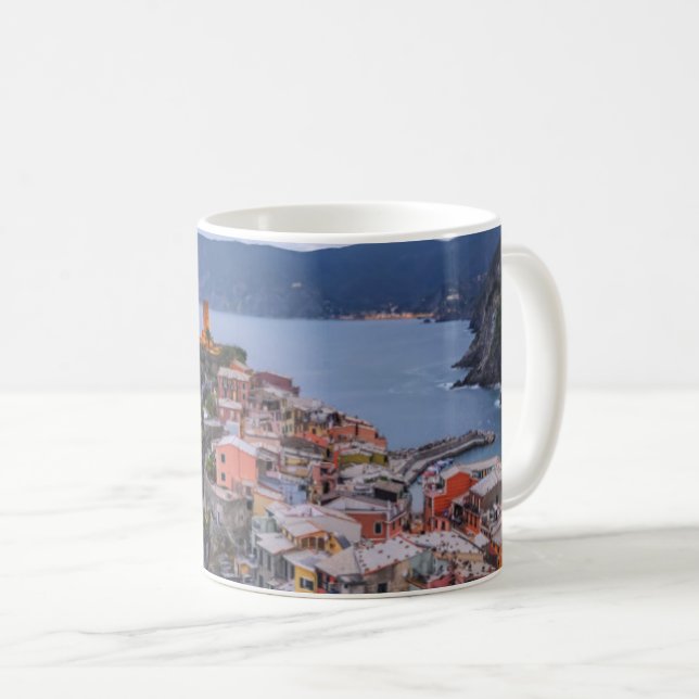 Gleich nach Sonnenuntergang | Vernazza, Cinque Kaffeetasse (VorderseiteRechts)