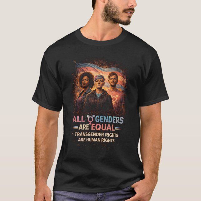 Gleich unter jeder Flagge T-Shirt (Vorderseite)