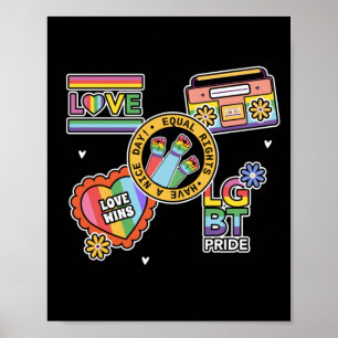 Gleichberechtigte Rechte. Liebe gewinnt Privileg-T Poster