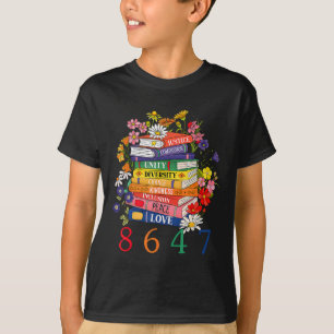 Gleichberechtigung Buch Blume 8647 Frauenrechte Fe T-Shirt