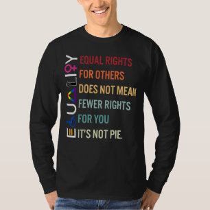 Gleichberechtigung der Geschlechter für andere zur T-Shirt