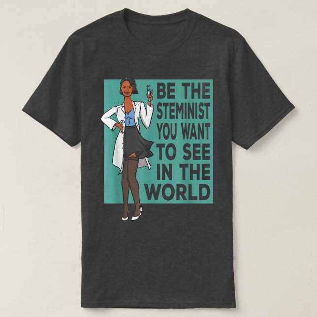 Gleichberechtigung in der Wissenschaft - Unterstüt T-Shirt (Design vorne)