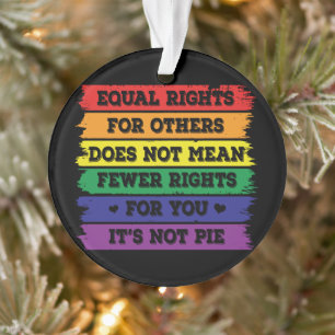 Gleichberechtigung   LGBTQ-Rechte   Parade   Ally Ornament