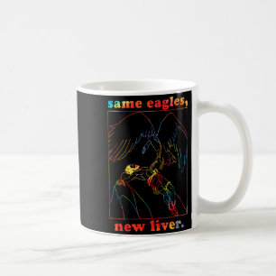 Gleiche Adler, neue Leber lustige Kleidung  Kaffeetasse