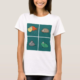 Gleiche Augen, verschiedene Formen T-Shirt