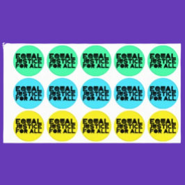 Gleiche Gerechtigkeit für alle - Runde, fette Nach Etiketten