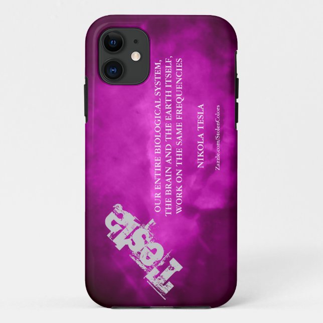 GLEICHE HÄUFIGKEITEN - NIKOLA TESLA 2.0 Case-Mate iPhone HÜLLE (Rückseite)