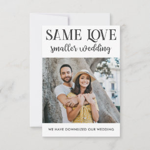 Gleiche Liebe kleinere Hochzeit verkleinert einfac