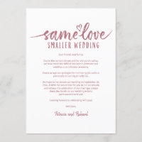 Gleiche Liebe Kleinere Hochzeitsszenarien