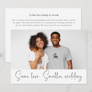 Gleiche Liebe Kleineres Foto für Hochzeitsszenarie Ankündigung