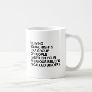 GLEICHE RECHTE AUFGRUND IHRER RELIGIÖSEN ÜBERZEUGU TASSE