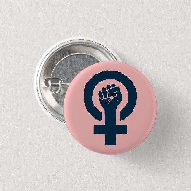 Gleiche Rechte für Frauen Button (Vorne & Hinten)