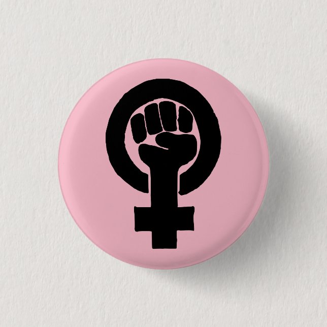 Gleiche Rechte für Frauen Button (Vorderseite)