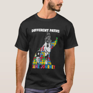Gleiche Reise Mutter Sohn Autistische Jungen Autis T-Shirt