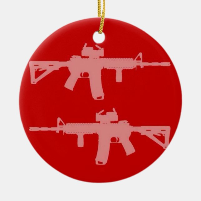 Gleiche Waffenrechte Keramik Ornament (Vorne)